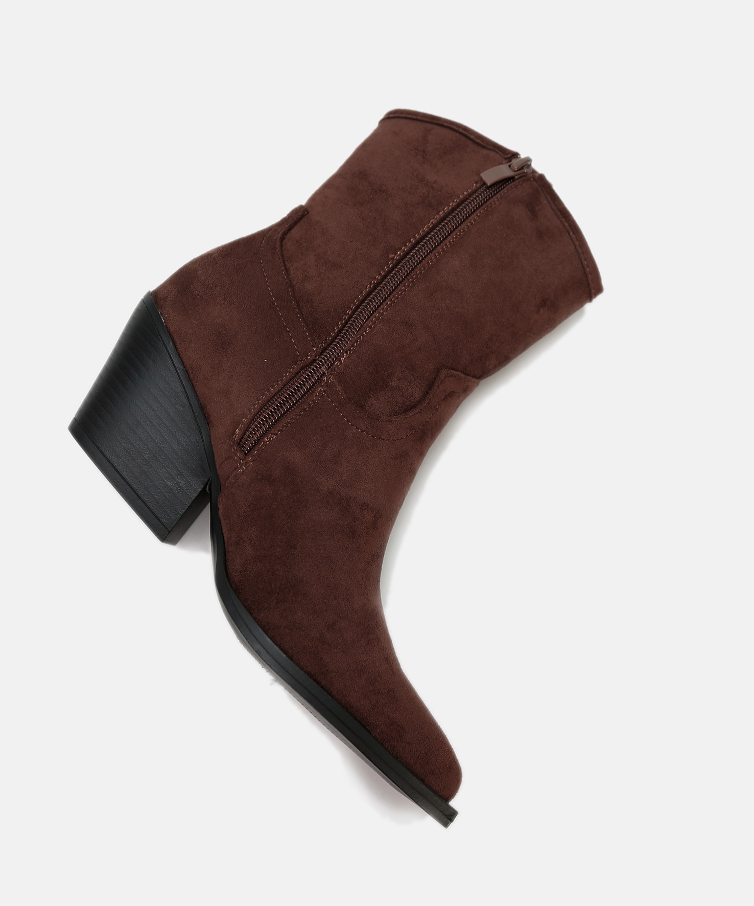 Botines cowboy marrones image number null